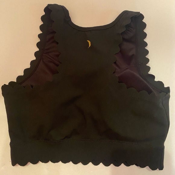 JESSICA SIMPSON Black Edge Sports Bra Size Medium NWOT - Picture 5 of 10